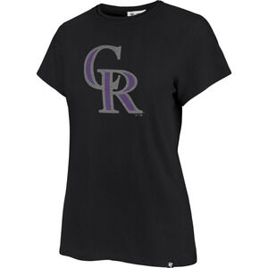 Brand 47' Colorado Rockies T-Shirt Women's Medium Black Short Sleeve MLB
